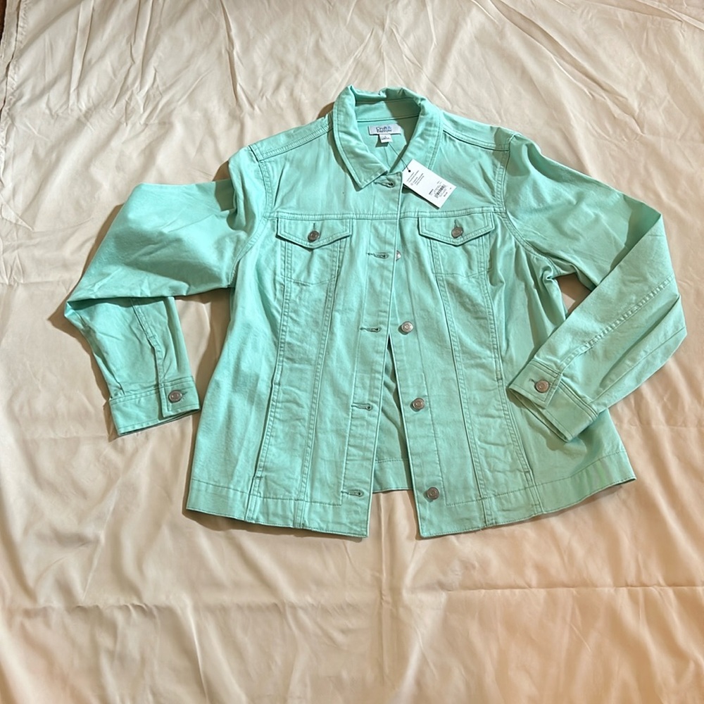 Croft & Barrow jacket in minty green